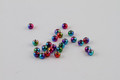 Rainbow Brass Beads